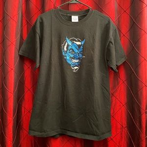 Blue Devil Glitter Face Shirt